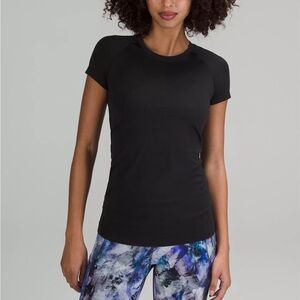 Lululemon Swiftly Tech Short-Sleeve Shirt, Hip Length, Black, size 12